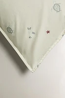 TAIE D’OREILLER ENFANT IMPRIMÉ MARIN