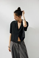 FLOWY POCKET SHIRT