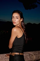 POLYAMIDE SPAGHETTI STRAP CAMISOLE