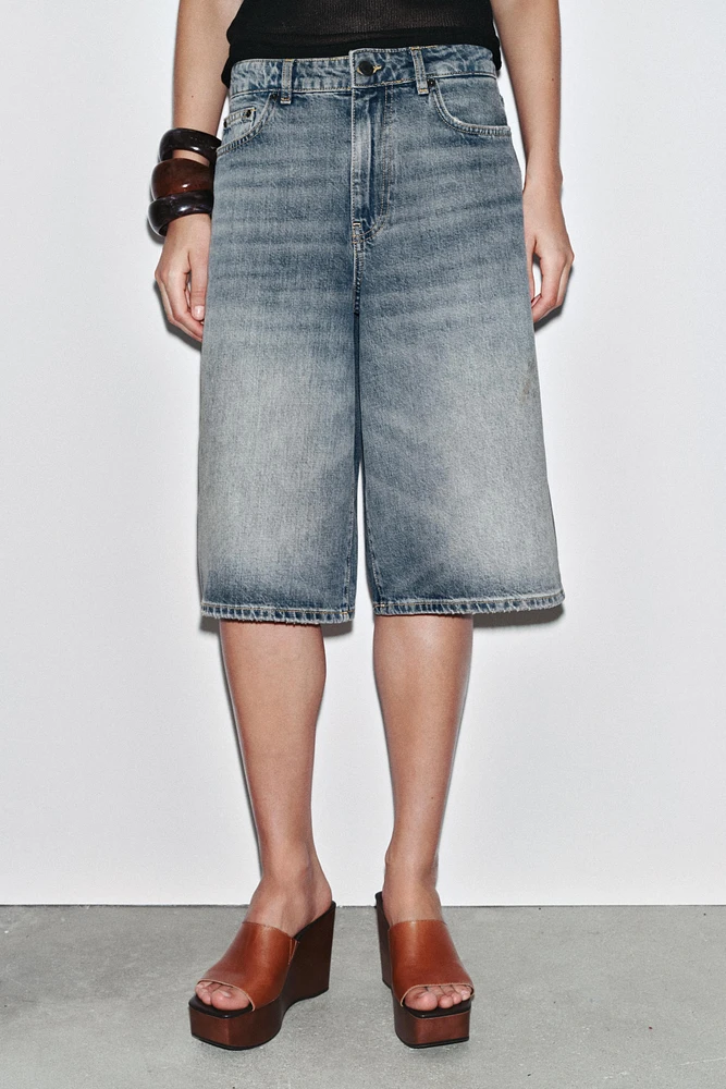 ZW COLLECTION DENIM BERMUDA SHORTS