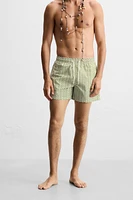 WAVE MID-LENGTH SWIMSUIT