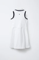 BOX PLEAT POLO DRESS