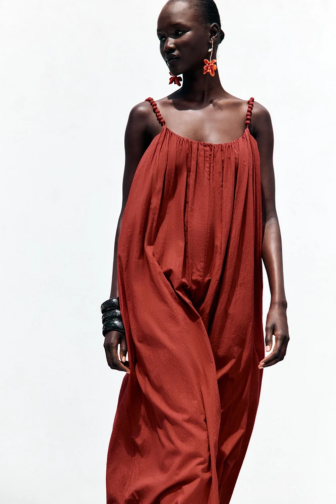 OVERSIZED STRAPPY DRESS