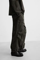 WASHED TECHNICAL CARGO PANTS