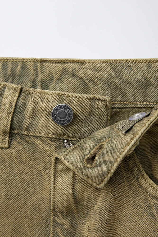 MULTI-POCKET CARGO JEANS