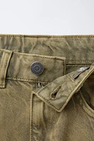 MULTI-POCKET CARGO JEANS