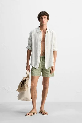 MAILLOT DE BAIN MOYEN À IMPRIMÉ ABSTRAIT
