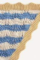 LIMITED EDITION WAVE KNIT SCARF