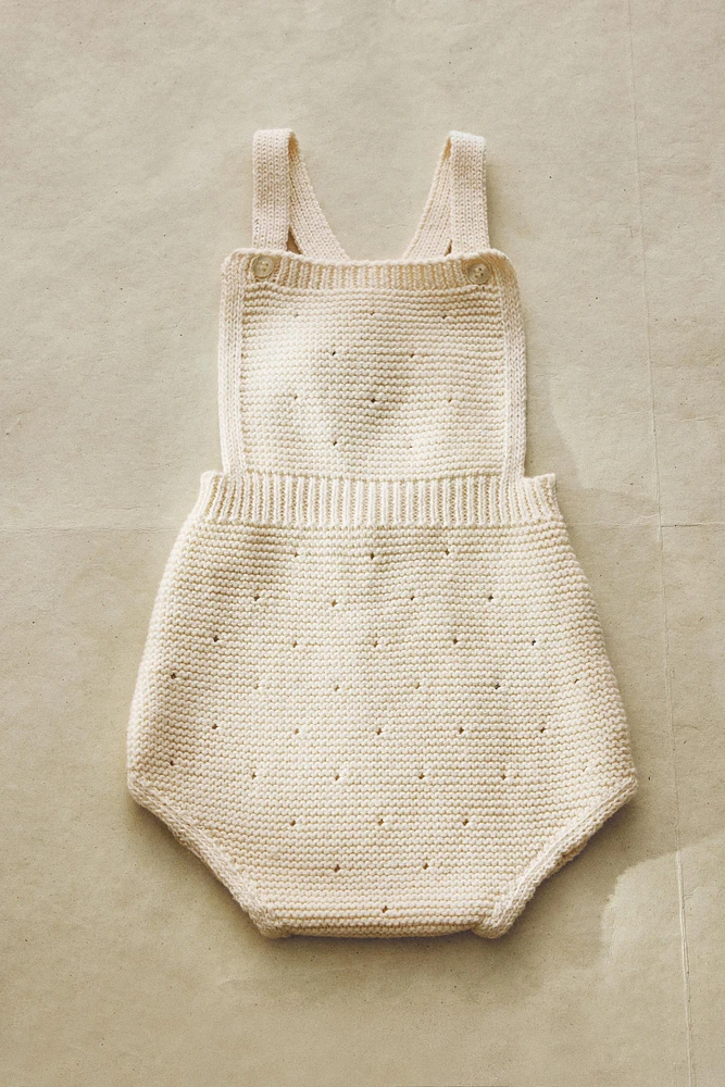 CHILDREN’S CHUNKY KNIT DUNGAREES