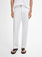 Pantalon de costume 100 % lin