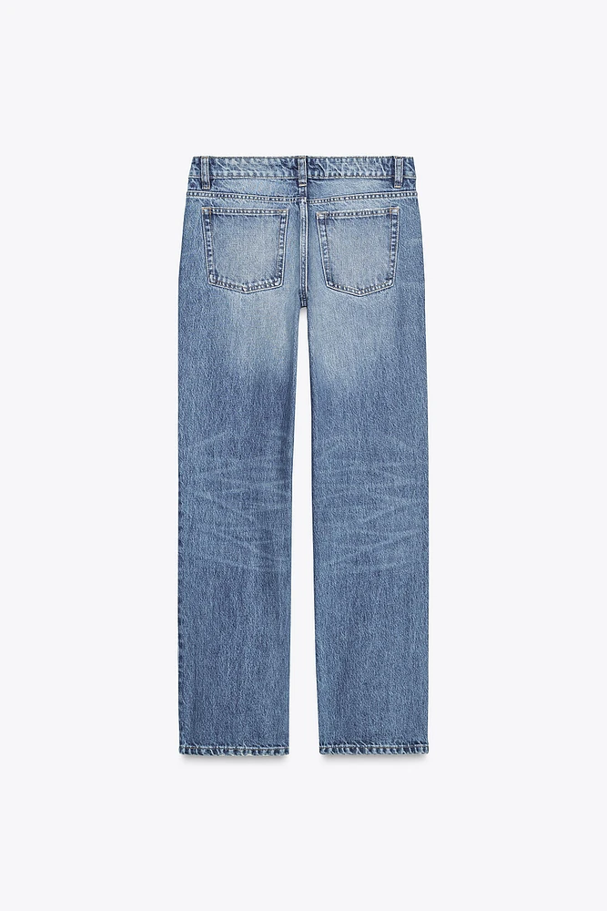 JEAN TRF DROIT À TAILLE BASSE