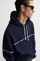 CONTRAST RELAXED FIT SWEATSHIRT