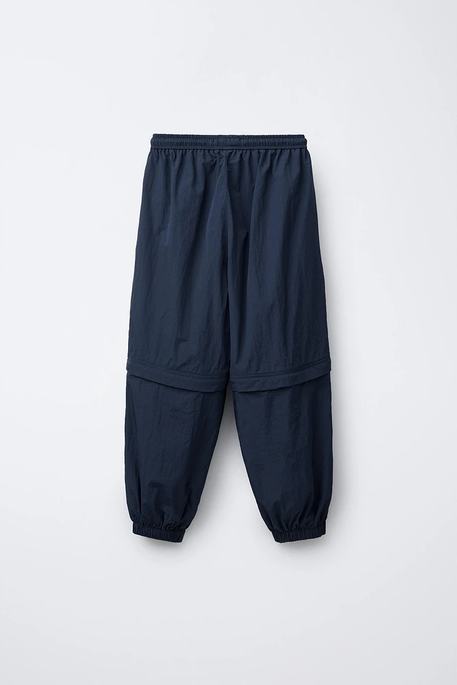 NYLON BALLOON CONVERTIBLE SHORTS