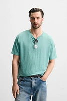 T-SHIRT MÉLANGE LIN