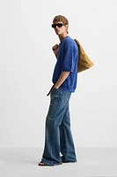 KNIT LACÉ POLO SHIRT