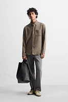 CHEMISE EN COTON ET LYOCELL