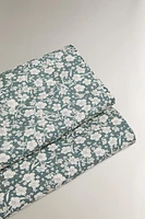 CHILDREN’S TROPICAL FLORAL FLAT SHEET