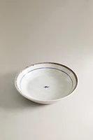 STONEWARE FISH SOUP PLATE
