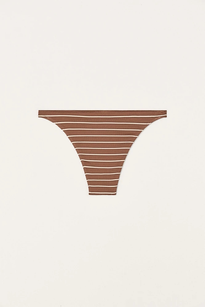 CULOTTE DE BIKINI À RAYURES LIMITED EDITION
