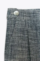 PANTALON WIDE LEG À PINCES