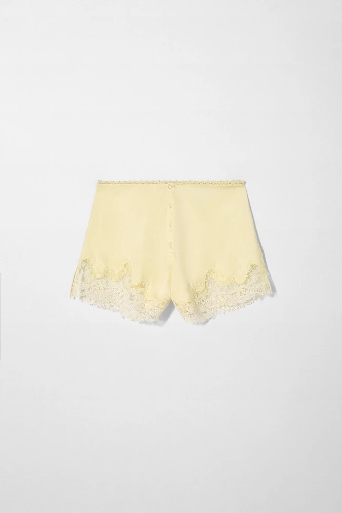 SHORT STYLE LINGERIE EN SOIE KATE MOSS X ZARA
