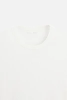 T-SHIRT EN MAILLE MÉLANGE VISCOSE
