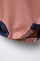 CONTRAST PLUSH BODYSUIT