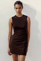 DRAPED MINI DRESS