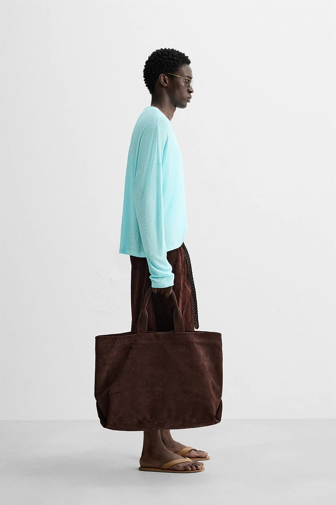 VISCOSE LINEN T-SHIRT
