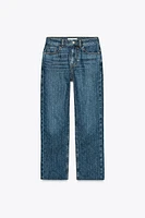 Z1975 HIGH-WAISTED STRAIGHT ANKLE JEANS