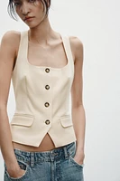 BUTTONED TOP