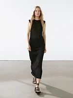Asymmetric cutwork top