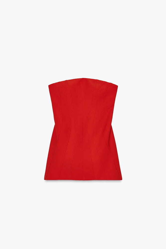 ROBE BUSTIER COURTE