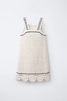 FLORAL KNIT DRESS