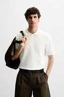 POLO À COL ZIPPÉ