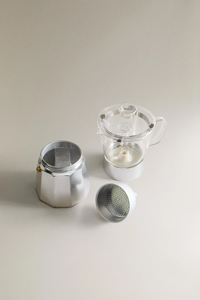 CAFETIÈRE ITALIENNE BOROSILICATE 6 TASSES
