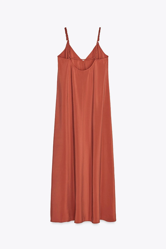 LONG STRAPPY DRESS