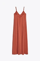 LONG STRAPPY DRESS
