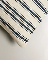 STRIPED OUTDOOR CHAIR SEAT CUSHION