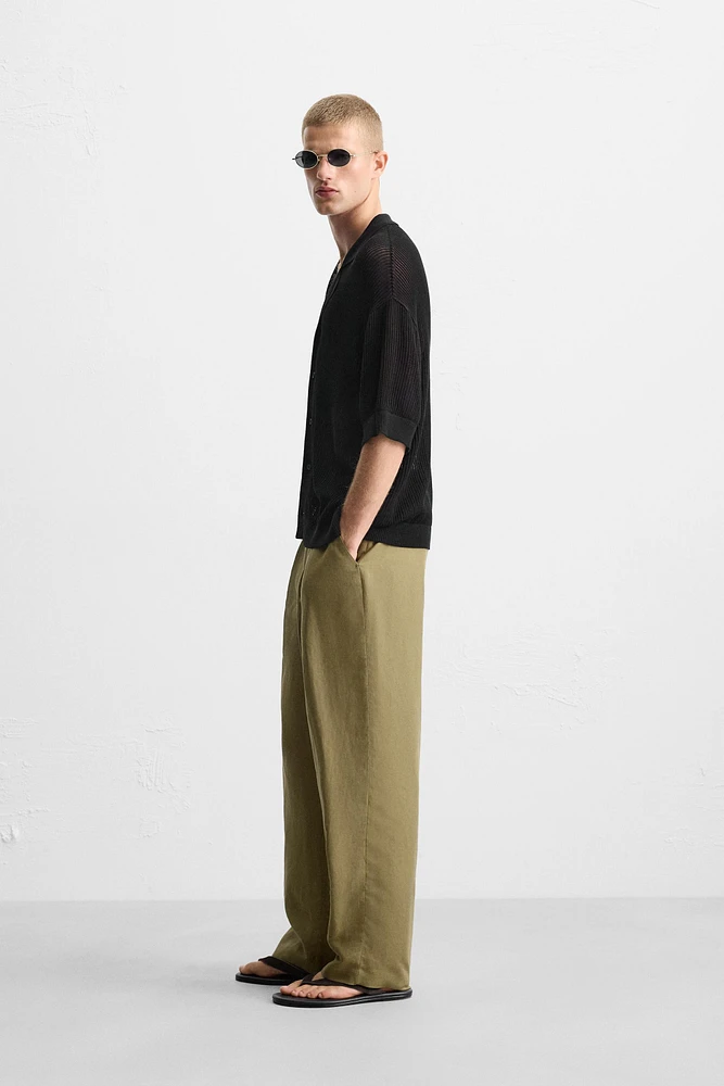CHEMISE EN MAILLE AJOURÉE