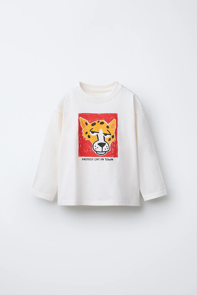 ANIMAL PRINT T-SHIRT