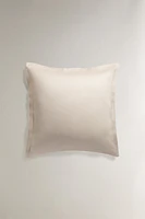 SATEEN PILLOWCASE WITH FESTOON DESIGN (300 THREAD COUNT)
