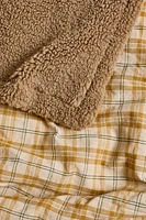 REVERSIBLE CHECK PET BLANKET