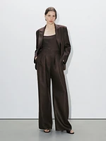 Blazer croisé 100 % lin