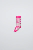 CHAUSSETTE HAUTE EN COTON COLLECTION SKI