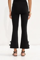 LEGGING STRETCH FLARE AVEC LACETS