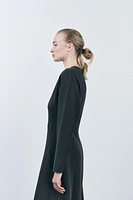 ROBE MI-LONGUE INTERLOCK