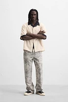 CHEMISE BRODÉE EN CONTRASTE