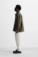 WASHED CONTRAST JACKET