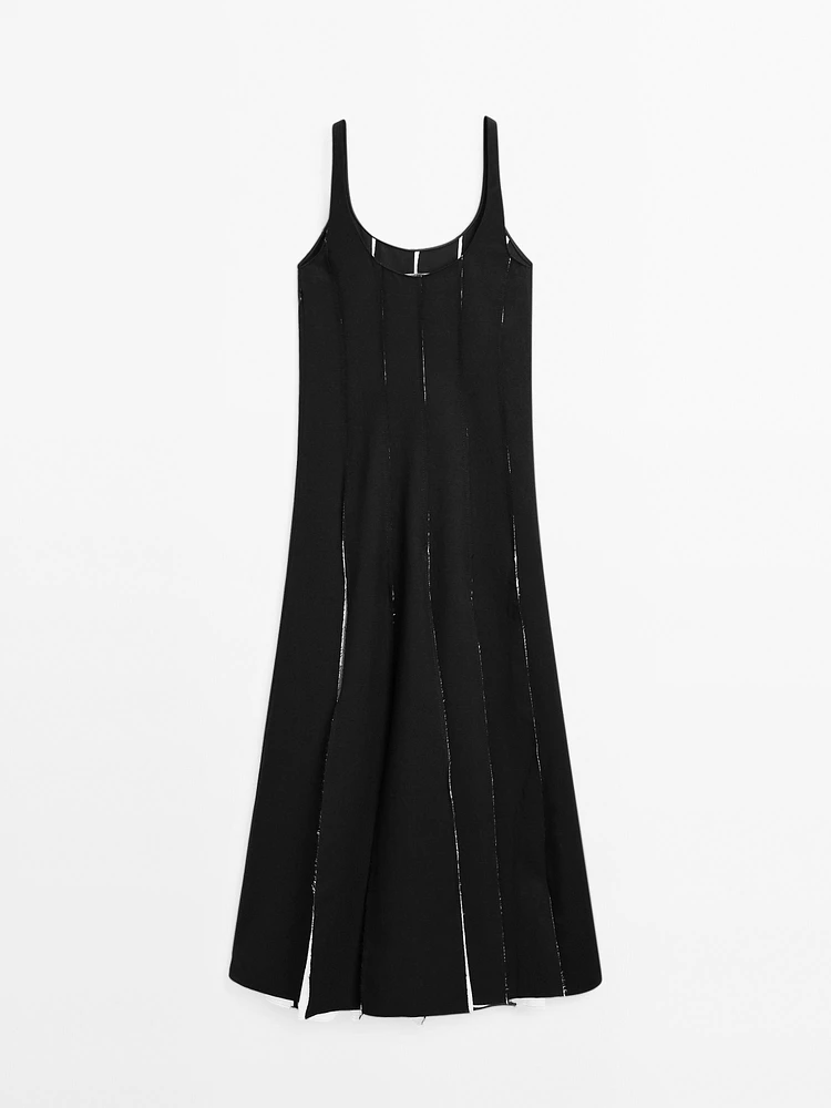 Robe longue fluide lin
